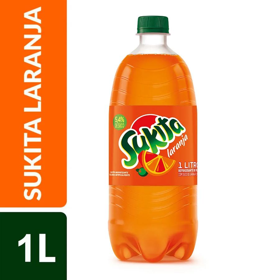 Refrigerante Sukita Laranja Pet 1L