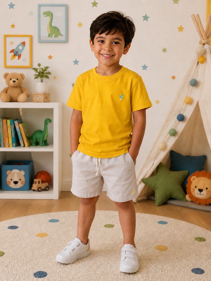 Conjunto Mauricinho Amarelo