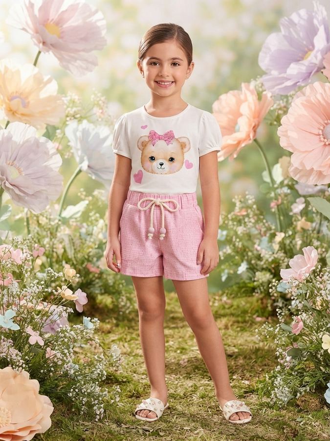 Conjunto Urso Chanel (8 anos)