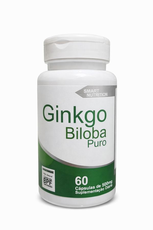 Ginkgo Biloba Puro – 60 Cápsulas (500mg)