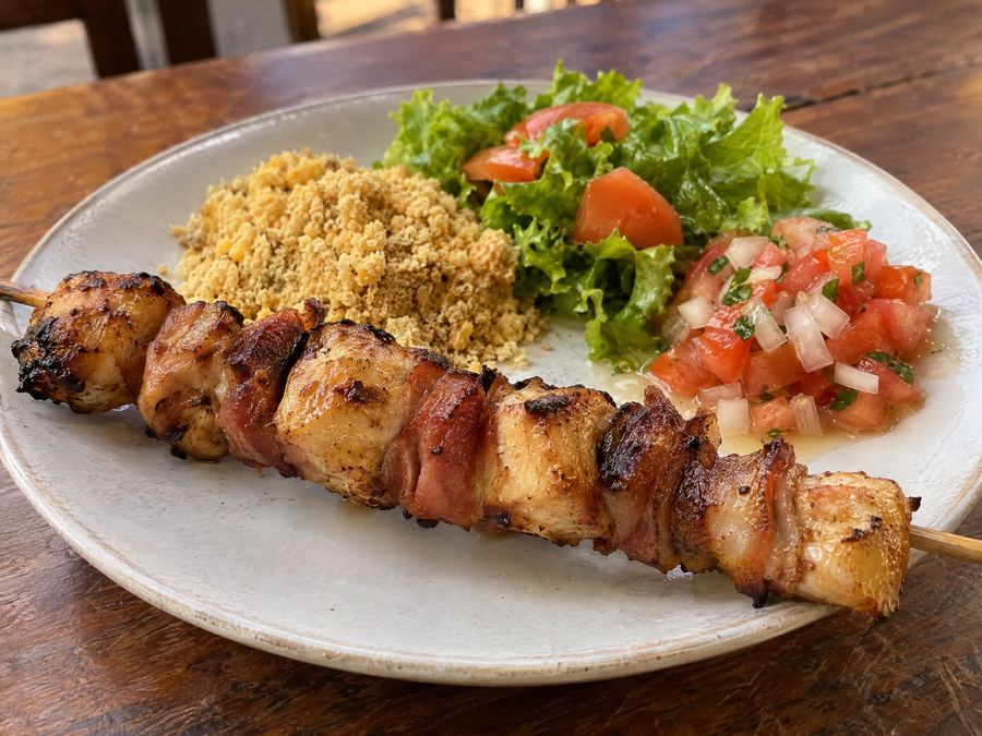 Bacon com frango